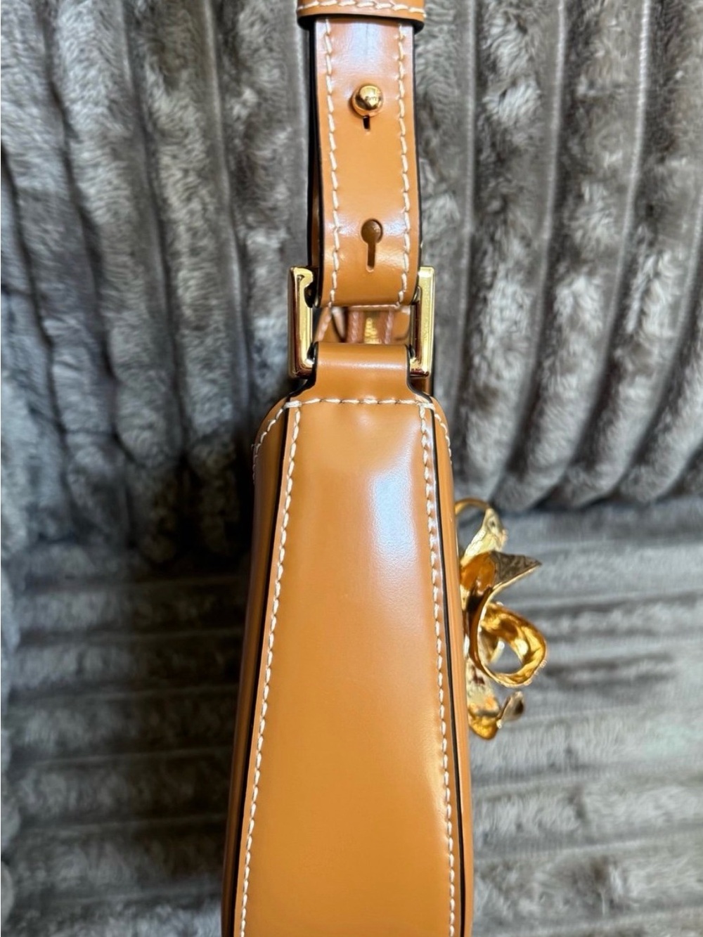 Rare Retired Self Portrait Mini Bow Leather Shoulder Bag Fits iPhone pro max - Picture 8 of 10